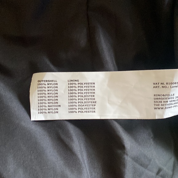 RINO AND PELLE RED & BLACK SNOWBOARDING JACKET PUFFER COAT 34 EXCELLENT - Picture 9 of 9